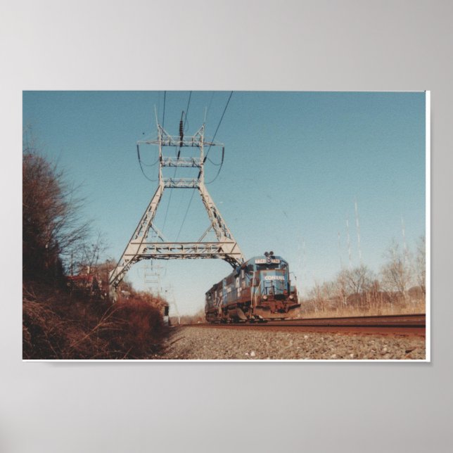 Póster Poster de motores Conrail (Frente)