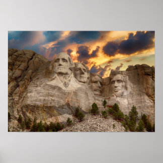 Póster Poster de Mount Rushmore