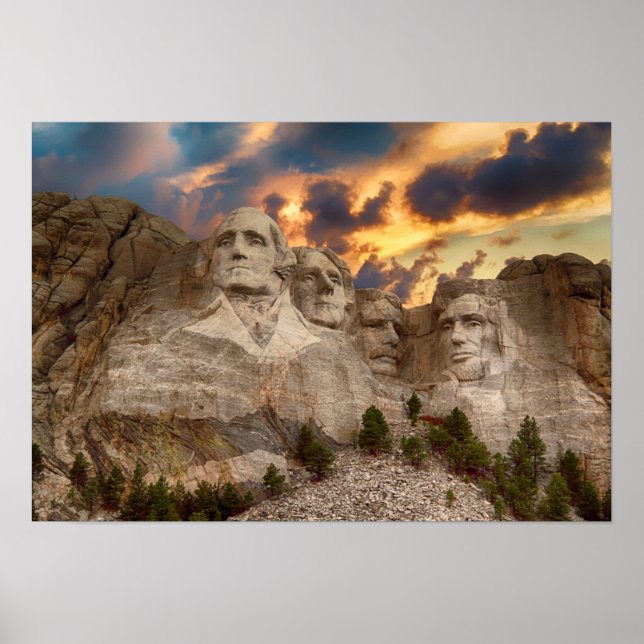Póster Poster de Mount Rushmore (Frente)