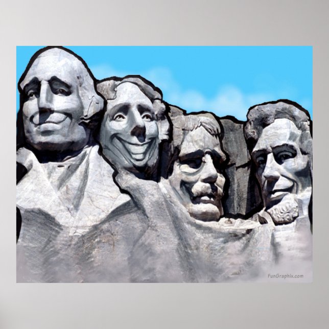 Póster Poster de Mount Rushmore (Frente)