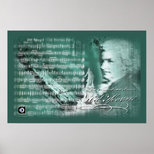 Póster Poster de Mozart