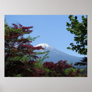 Póster Poster de Mt Fuji Japón