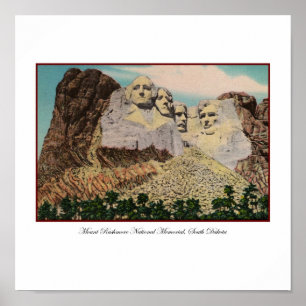 Póster Poster de Mt. Rushmore