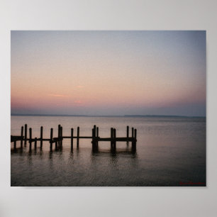 Póster Poster de muelle silencioso