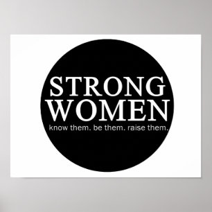 Póster Poster de mujeres fuertes