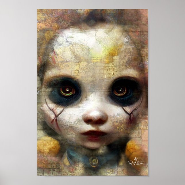 Póster Poster de muñeca dulce y espeluznante: Deco espelu (Frente)