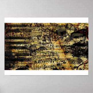 Póster Poster de música.