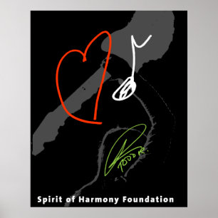 Póster Poster de música de amor