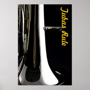 Póster Poster de música de banda Tuba Souasphone