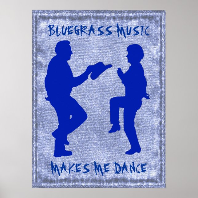 PÓSTER POSTER DE MÚSICA DE BLUEGRASS (Frente)