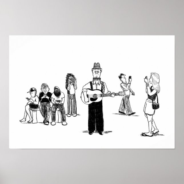 Póster poster de música en vivo (Frente)