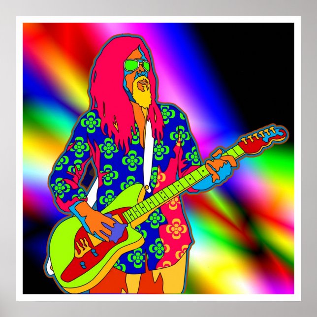 Póster poster de música psicodélica DE 8.99 (Frente)