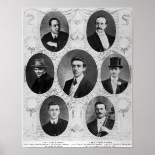 Póster Poster de Músicos de Titanic