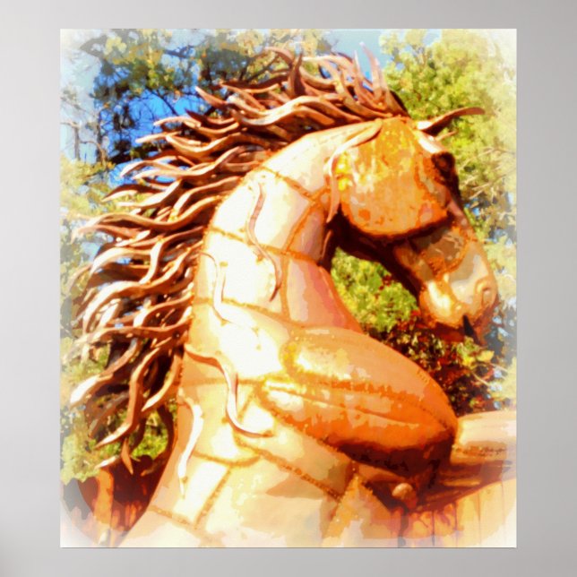 Póster poster de mustang stallion (Frente)
