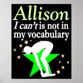 PÓSTER POSTER DE NADIE PERSONALIZADO VERDE