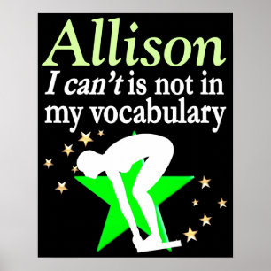 PÓSTER POSTER DE NADIE PERSONALIZADO VERDE