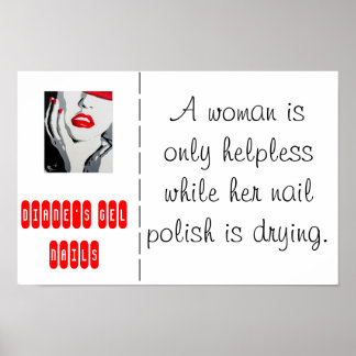 Póster Poster de Nail Salon