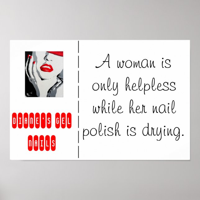 Póster Poster de Nail Salon (Frente)