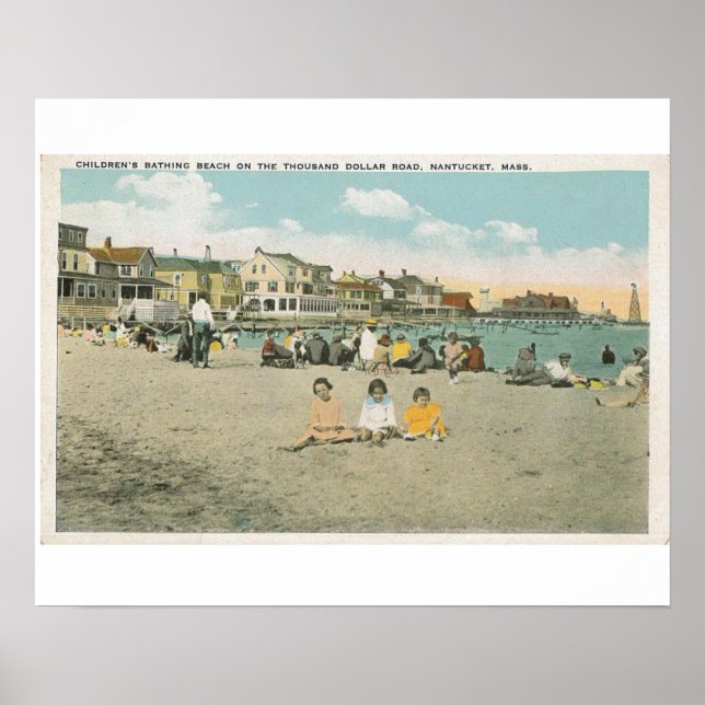 Póster Poster de Nantucket Jetties Beach (Frente)