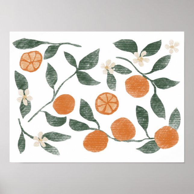 Póster Poster de naranjas (Frente)