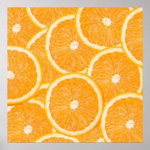 Póster poster de naranjas