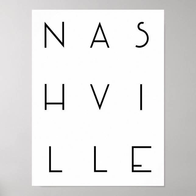 Póster Poster de Nashville (Frente)