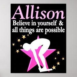 PÓSTER POSTER DE NAVEGACIÓN DE CHICA PERSONALIZADO DE ROP