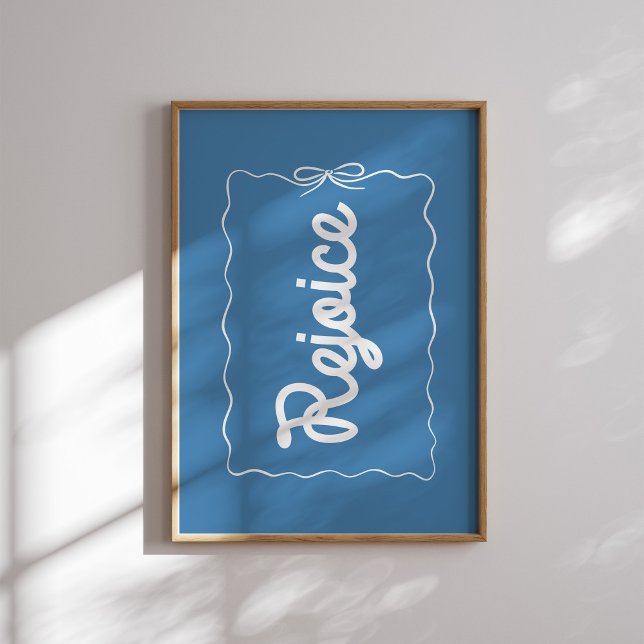 Póster Poster de Navidades azules de regocijo (Subido por el creador)