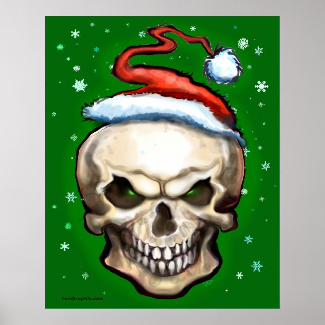 Póster Poster de Navidades de la Cráneo del Mal (Frente)