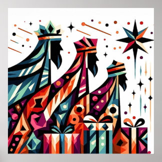 Póster Poster de Navidades de sabios