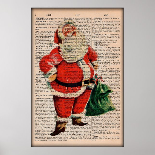 Póster Poster de Navidades de Santa Claus (Frente)