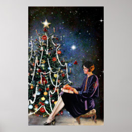Póster Poster de Navidades Retro de Vintage
