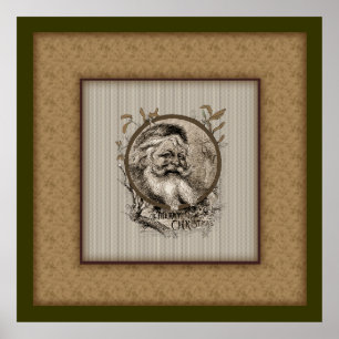 Póster Poster de Navidades Thomas Nast Santa Claus