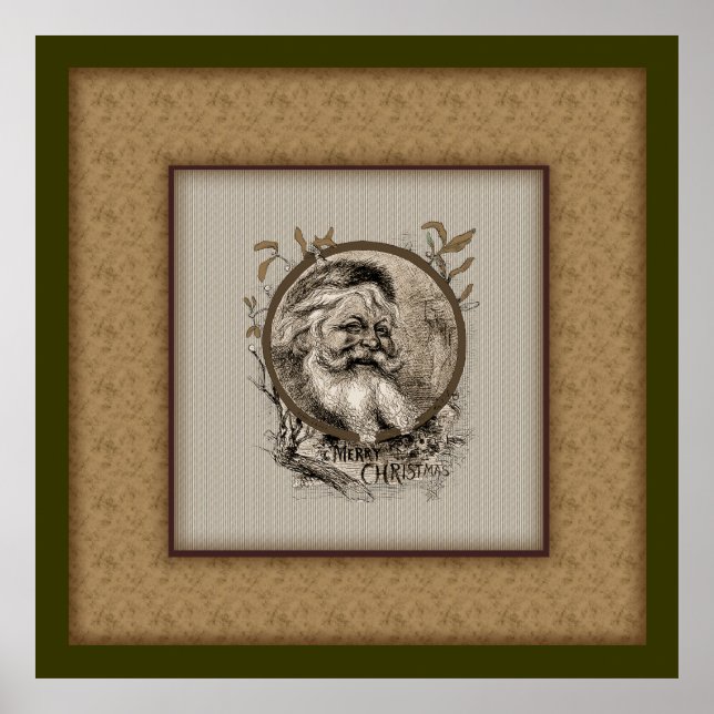 Póster Poster de Navidades Thomas Nast Santa Claus (Frente)