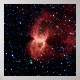 Póster Poster de nebulosa de viuda negra