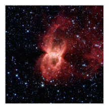 Poster de nebulosa de viuda negra