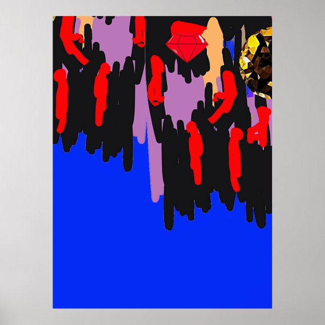 PÓSTER ¡POSTER DE NEGOCIOS EN LÍNEA EN 3D! (Frente)