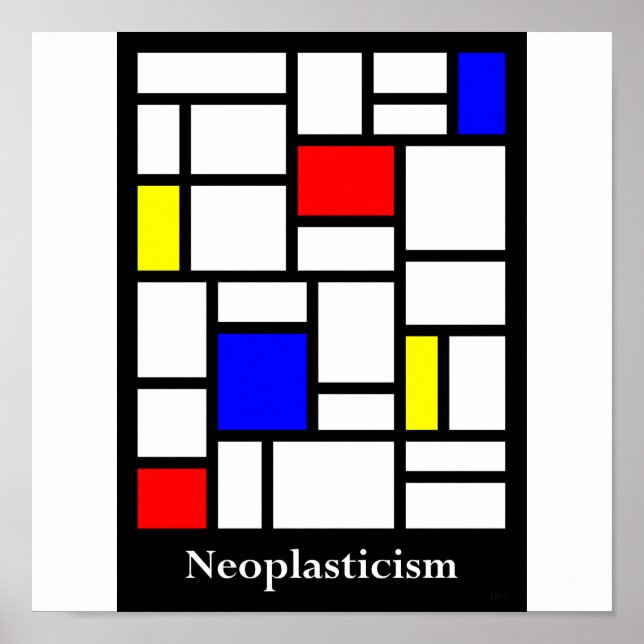 Póster poster de neoplasticismo (Frente)
