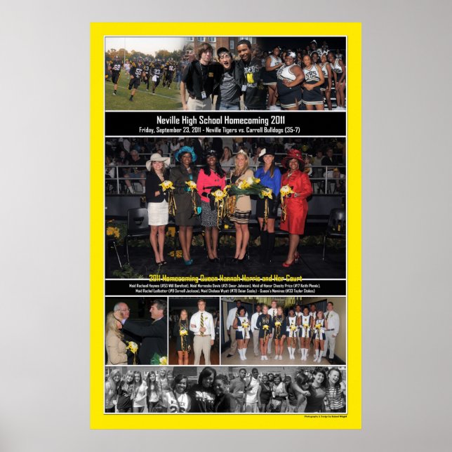 Póster Poster de Neville High School Homecoming 2011 (Frente)