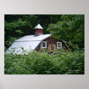 Póster Poster de New Hampshire Barn