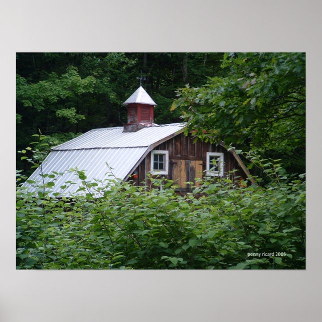 Póster Poster de New Hampshire Barn (Frente)