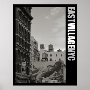 Póster Poster de New York City del East Village