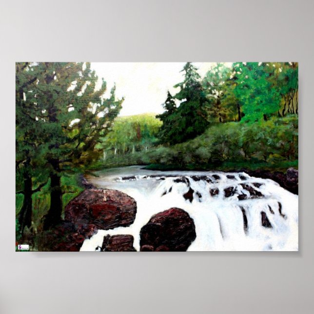 Póster Poster de New York de Butter Milk Falls (Frente)