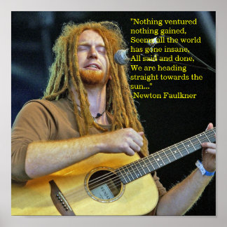 Póster Poster de Newton Faulkner