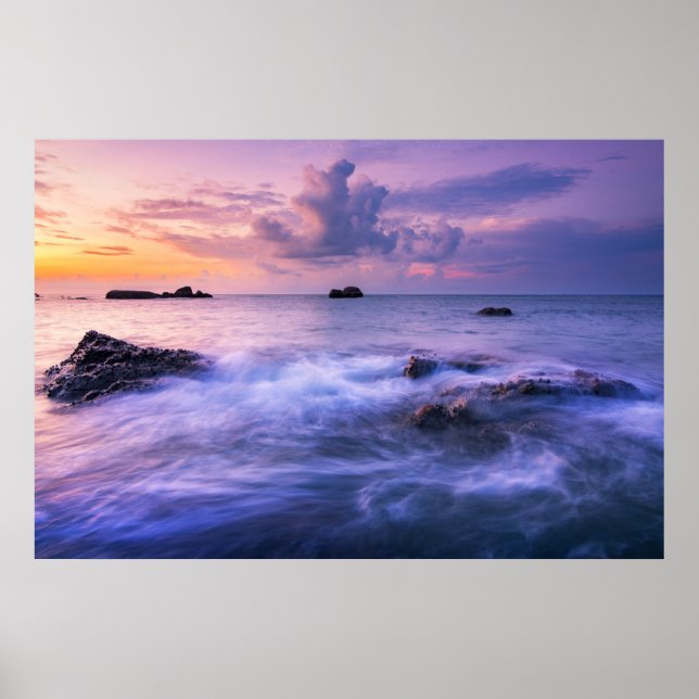 Póster poster de niebla oceánica (Frente)