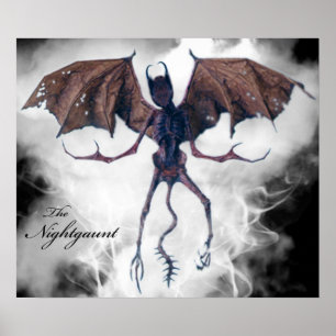 Póster Poster de Nightgaunt de HPL