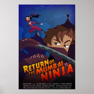 Póster Poster de Ninja del imitador de Bollywood