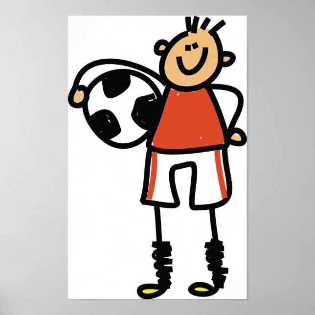 Póster Poster de niños de fútbol (Frente)