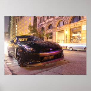 Póster Poster de Nissan GTR