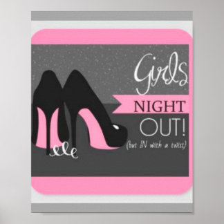 Póster Poster De Noche Fuera De chica